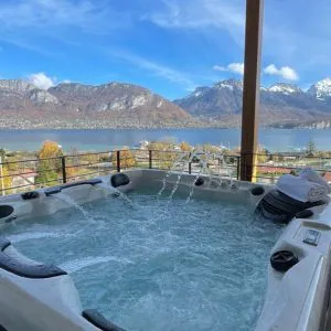 Location vacances avec jaccuzi lac annecy