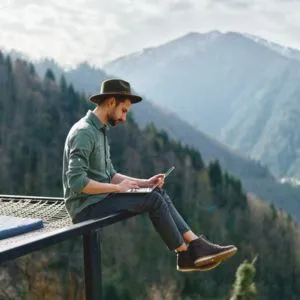 Digital nomad lac annecy