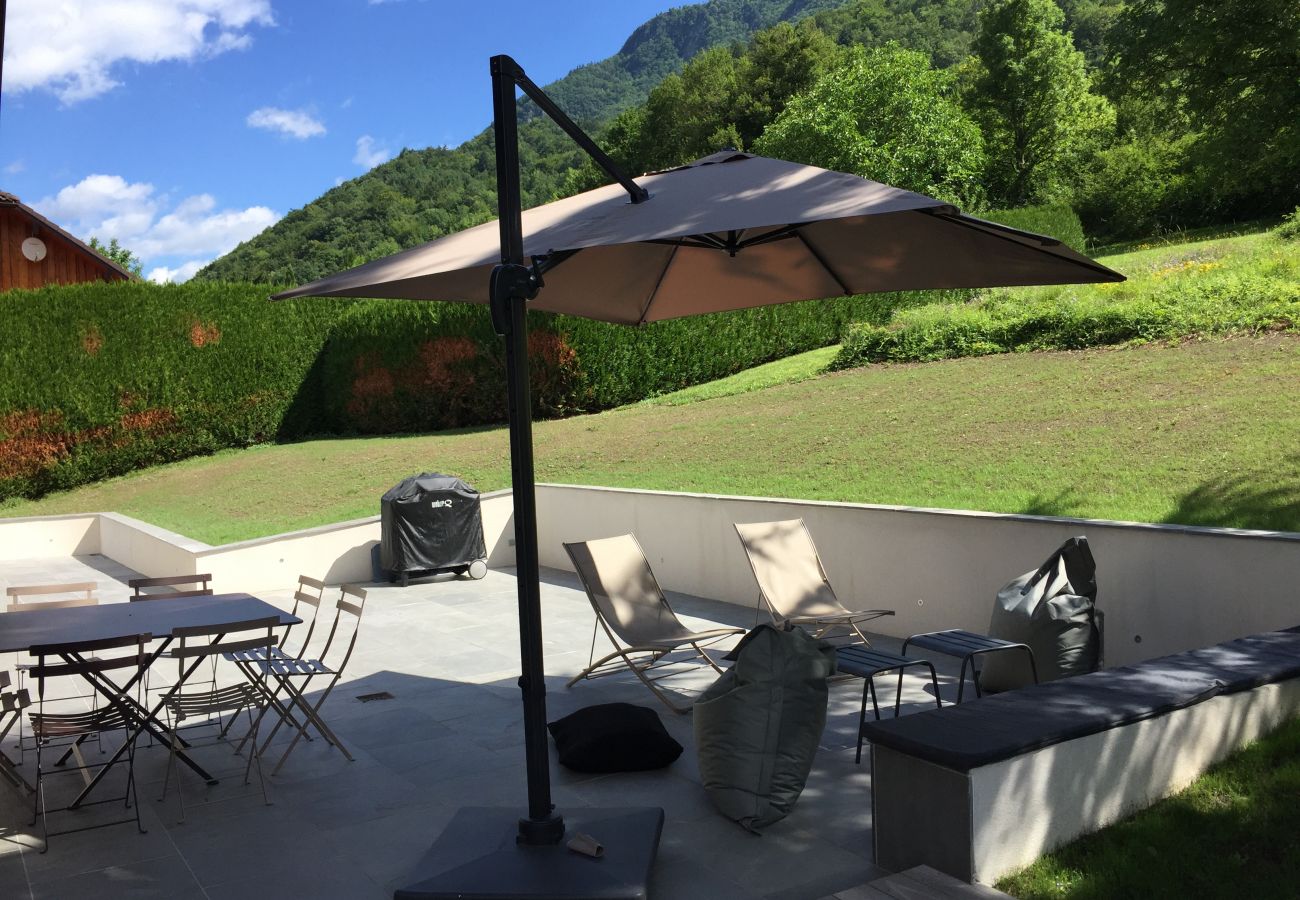 terrace, transat, sun, enjoy, bbq, family dinner, garden, holidays, rental, for rent, Haute-Savoie 