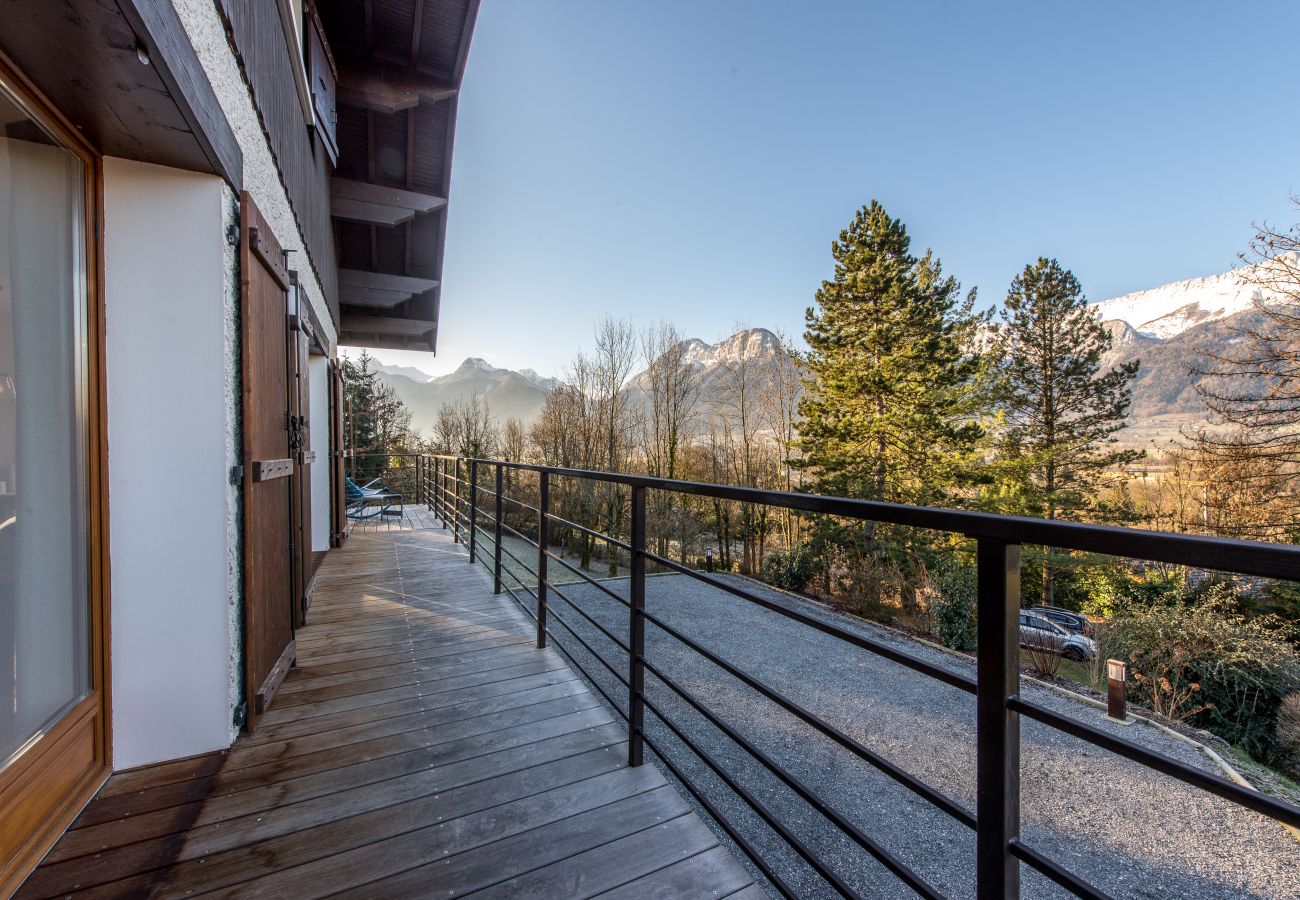 terrace, Mountain View, snow, chalet, verthier, family holidays, friends, friendly, cocoon, cosy, rental, for rent