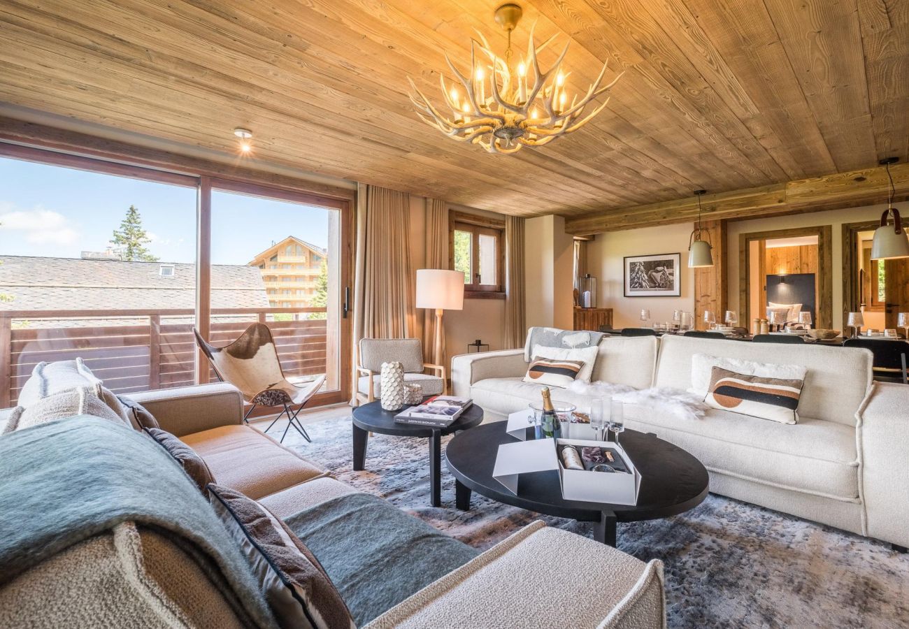 Meribel residence at the foot of the slopes, where to stay in Meribel, cocooning airbnb in the French Alps, ski in out 