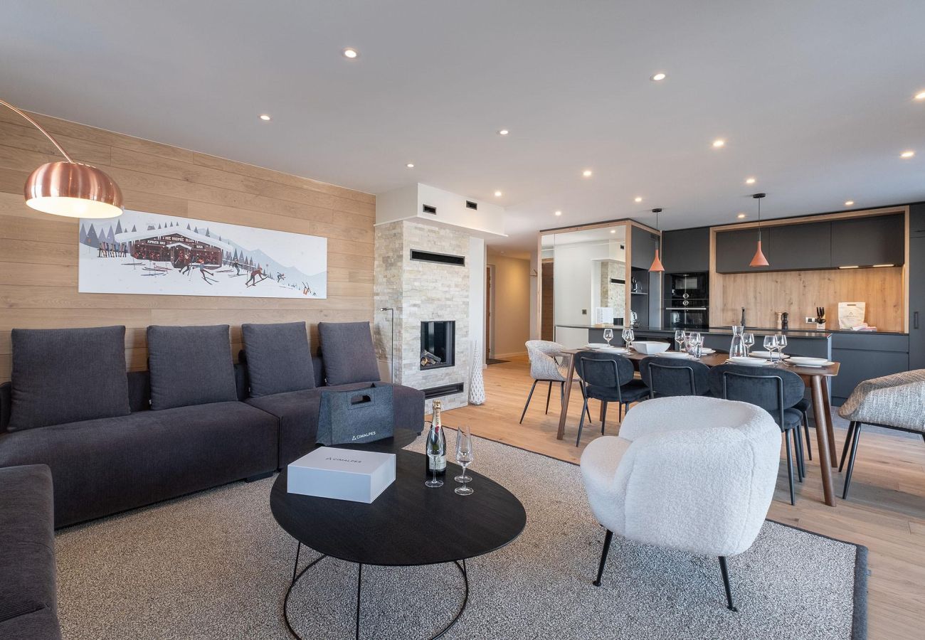 Apartment in Courchevel - Winter Courchevel -- Appt Arcelin 2, vue, 8 pax