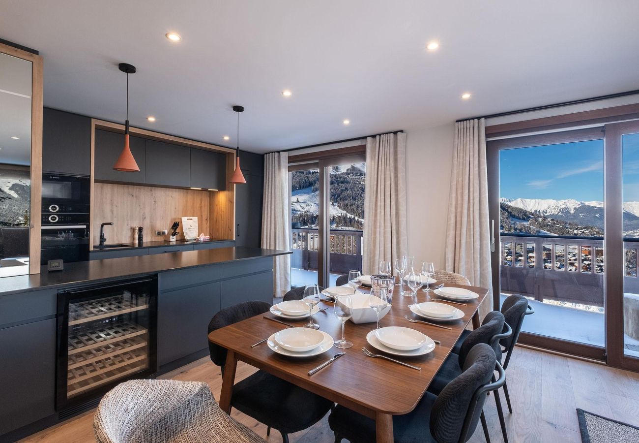 Apartment in Courchevel - Winter Courchevel -- Appt Arcelin 2, vue, 8 pax