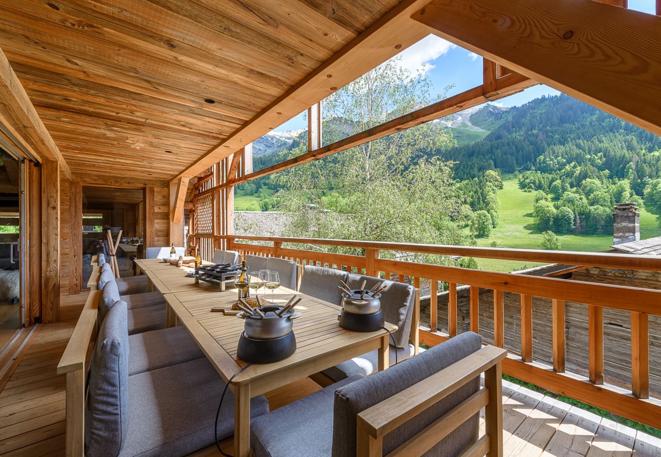 Chalet with panoramic view of the Aravis Massif, Haute-Savoie, La Clusaz 